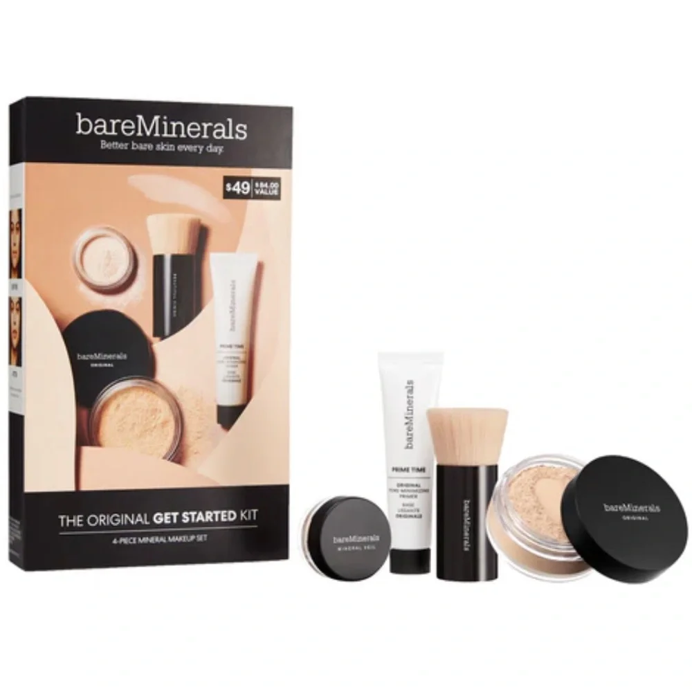 BareMinerals The Original Get Started Kit 4-Piece Mineral Makeup Set